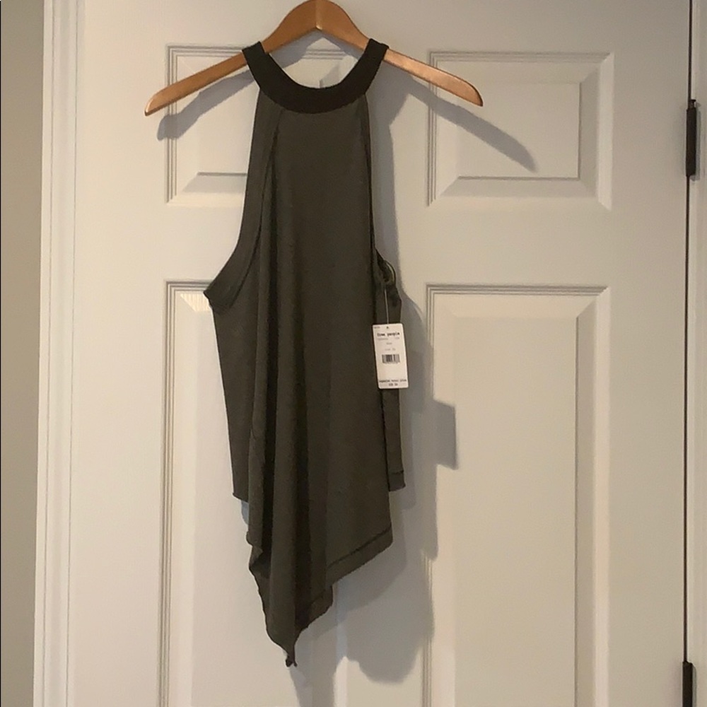 Free People Twin Peaks Halter tank